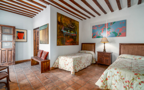 Bedroom below self contained apartment